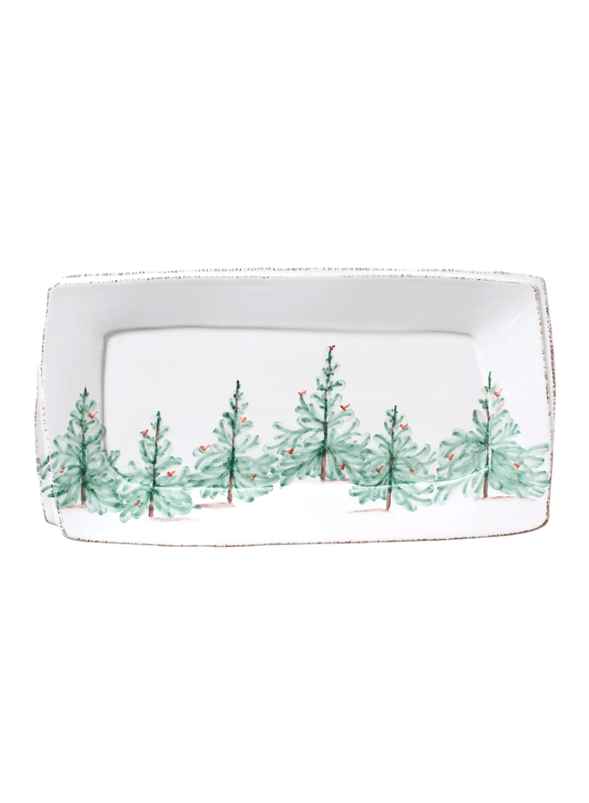 Melamine Lastra Holiday Rectangular Platter