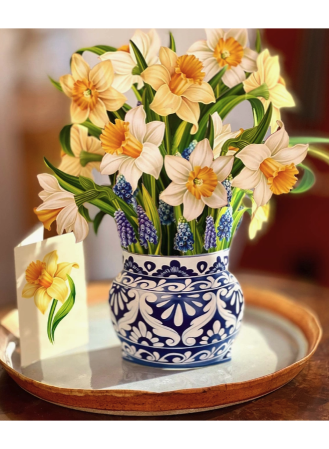 English Daffodils Pop-Up Greeting Card