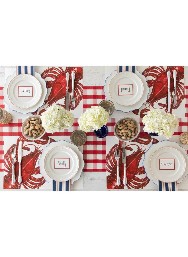 Maine Lobster Placemat - 24 Per Pad