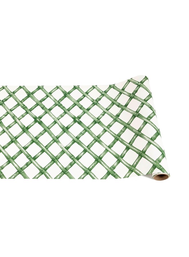 Green Lattice Runner 20" X 25'