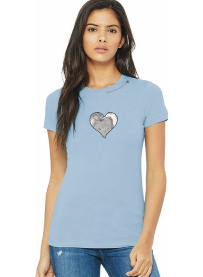 Women's Boston Has My Heart T-Shirt Short Sleeve