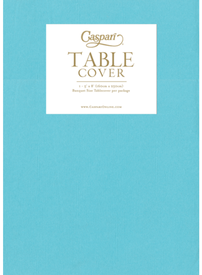 Paper Linen Solid Table Cover in Robin's Egg