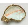 Sunrise Gilded Oyster Jewelry Dish