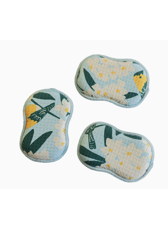 RE:usable Sponges (Set of 3) Nuthatch Birdsong