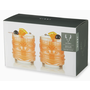 Pacific™ Stackable Crystal Tiki Cocktail Glasses - Set of 2