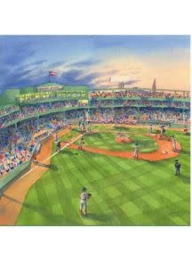 Watercolor Fenway Park Marble Coaster