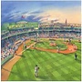 Watercolor Fenway Park Marble Coaster