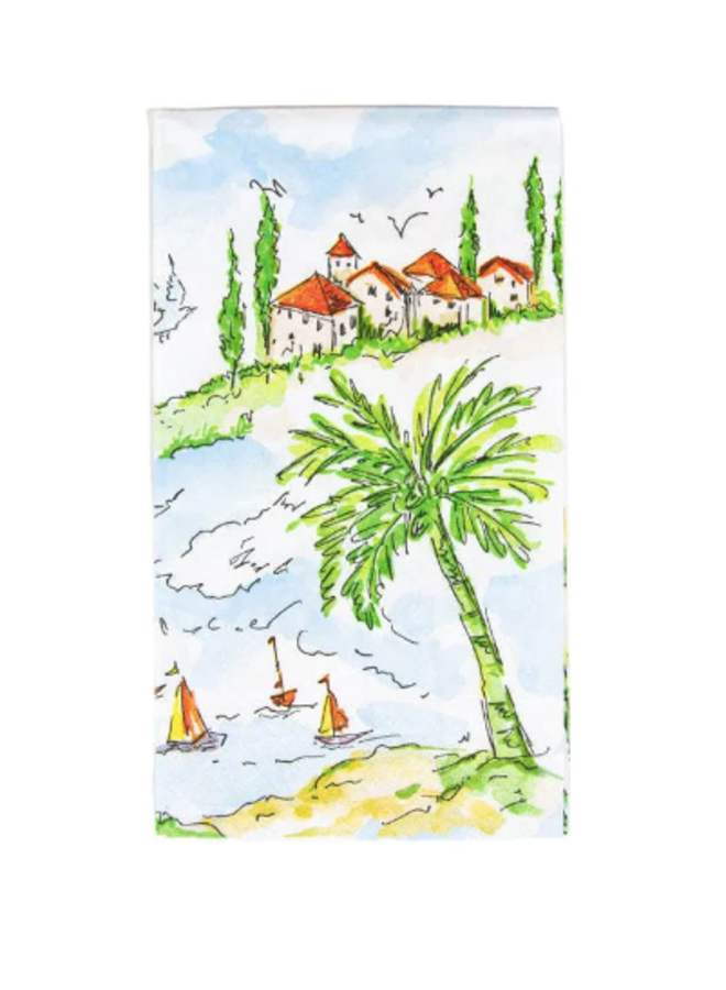 Mallorca Guest Towel Napkins - 15 Per Package