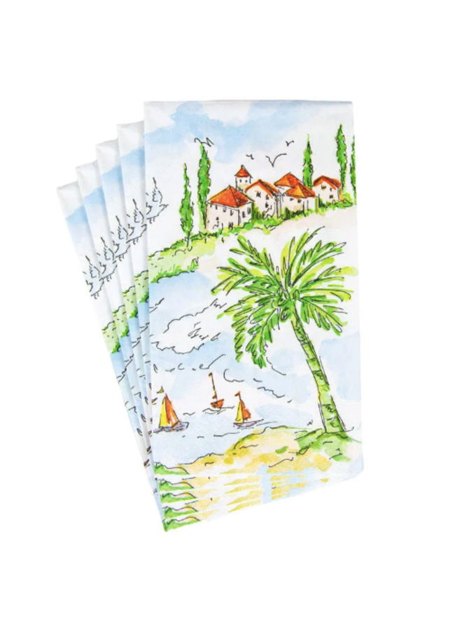 Mallorca Guest Towel Napkins - 15 Per Package