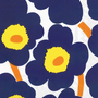 Marimekko Unikko Dark Blue Cocktail Napkins - Pack of 20
