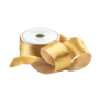 Satin Gold/Ivory Reversable Wired Ribbon - 10 Yard Spool