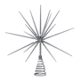 15" Silver Burst Tree Topper
