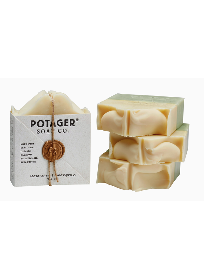 Rosemary Lemongrass Handmade Bar Soap