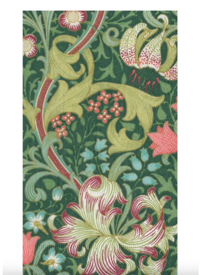 Golden Lily Forest Guest Towel Napkins - 15 Per Package
