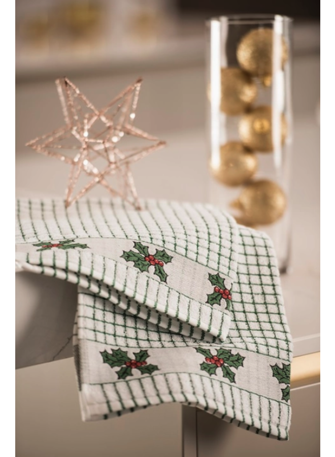 Poli-Dri Jacquard Tea Towel - Holly