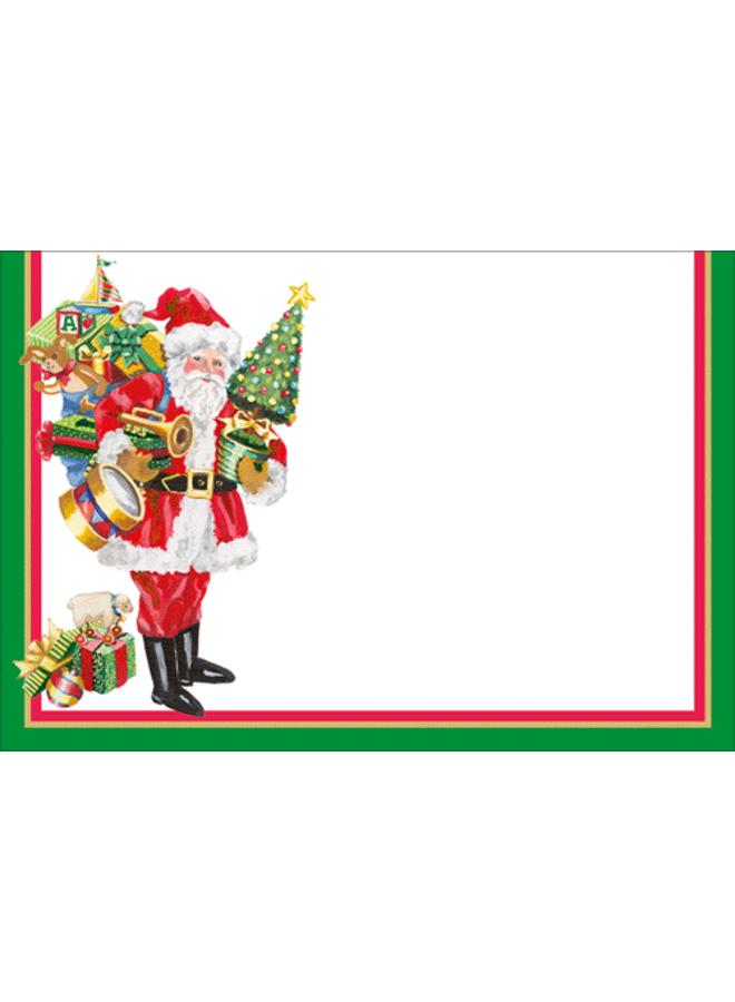 Mr. Klaus Place Card Die-Cut Foil 8 Per Package