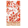 Gilded Porcelain Coral Guest Towel Napkins - 15 Per Package