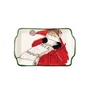 Old St. Nick Naughty or Nice Rectangular Plate