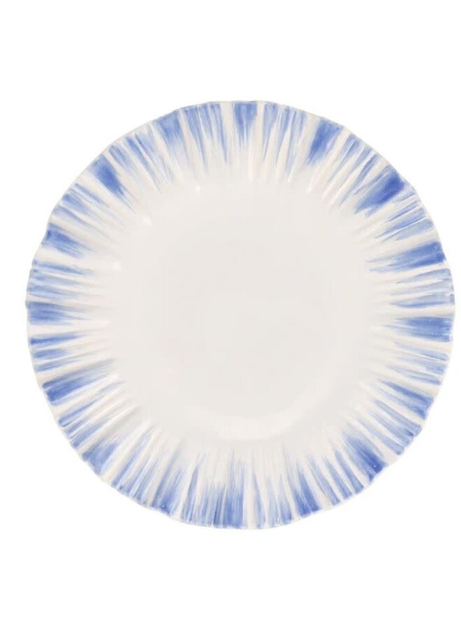 Bari Blue and White Small Round Platter