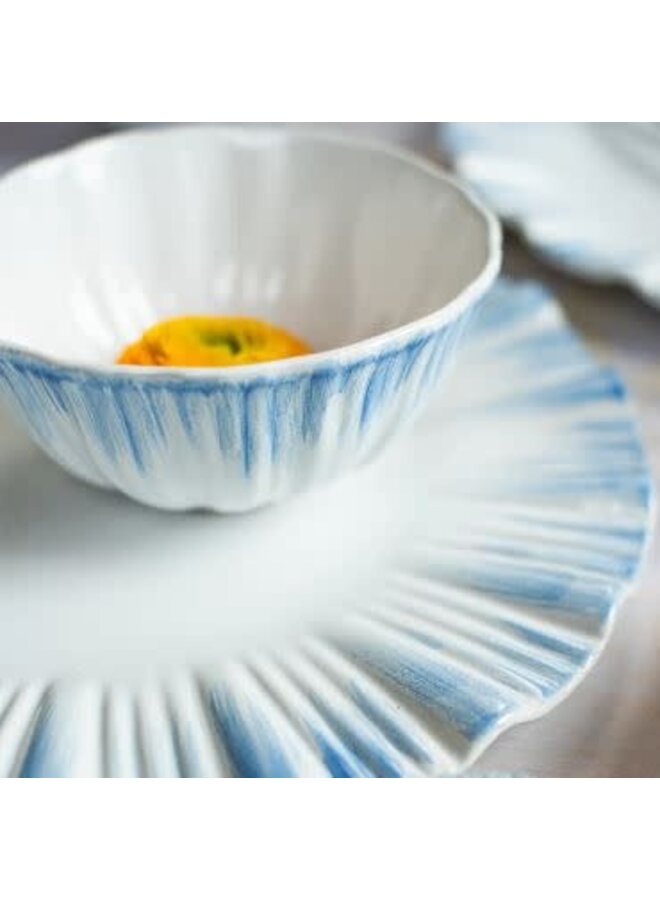 Bari Blue and White Cereal Bowl