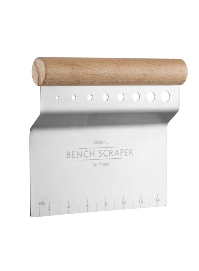 Bench Scraper/Herb Stripper 4-in-1