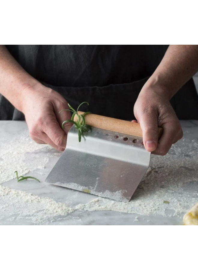 Bench Scraper/Herb Stripper 4-in-1