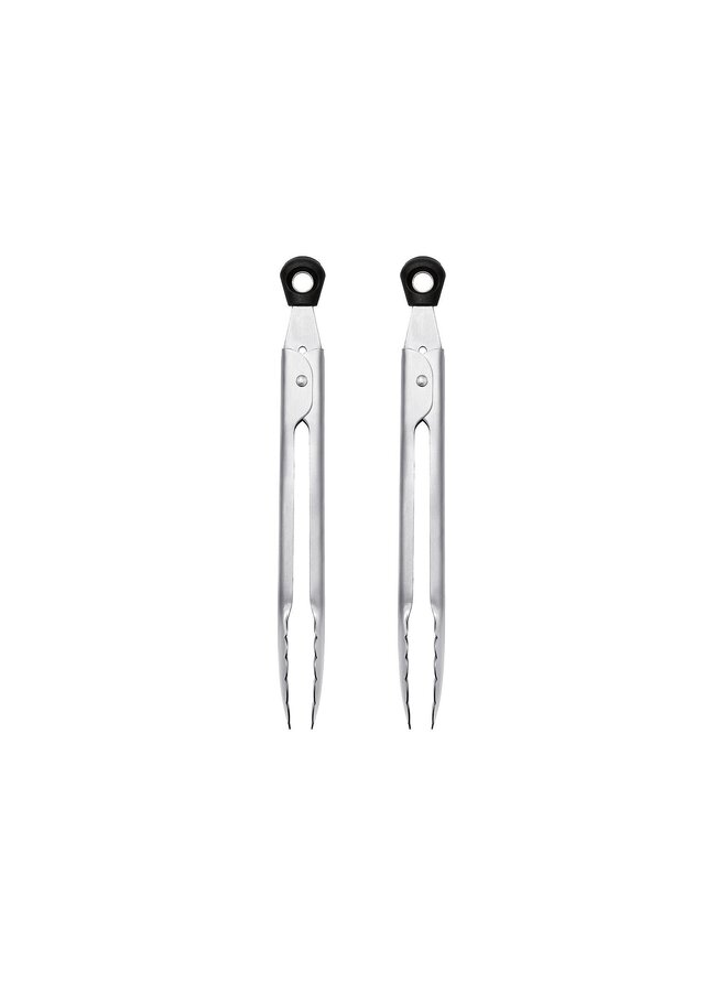 2 Piece Mini Tongs Set