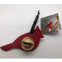Cardinal Keepsake Bell w/Black Ribbon