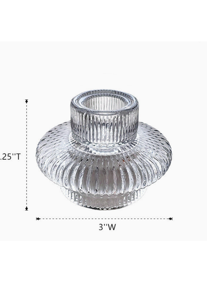 Duo Stackable Tealight / Taper Candleholder