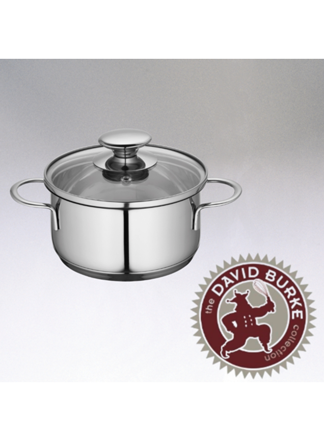 Mini Stockpot w/Glass Lid, 1.6qt.