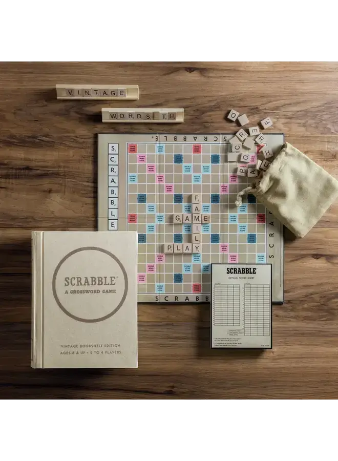 Scrabble Vintage Bookshelf Edition