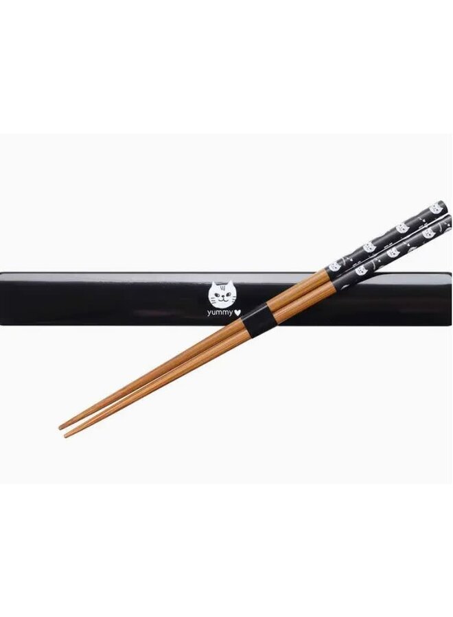 Yummy Cat Chopsticks and Box Set