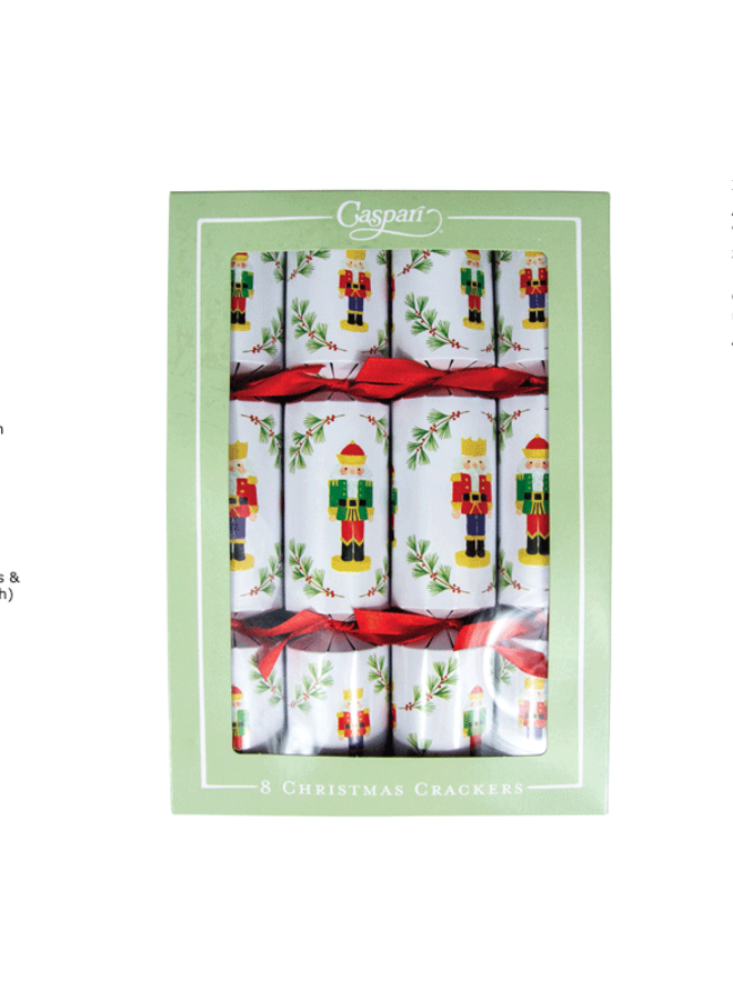 Little Nutcracker Christmas Crackers -10 Inch Long/8 included