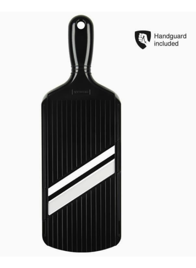 Double Edge Mandoline Adjustable Slicer Black