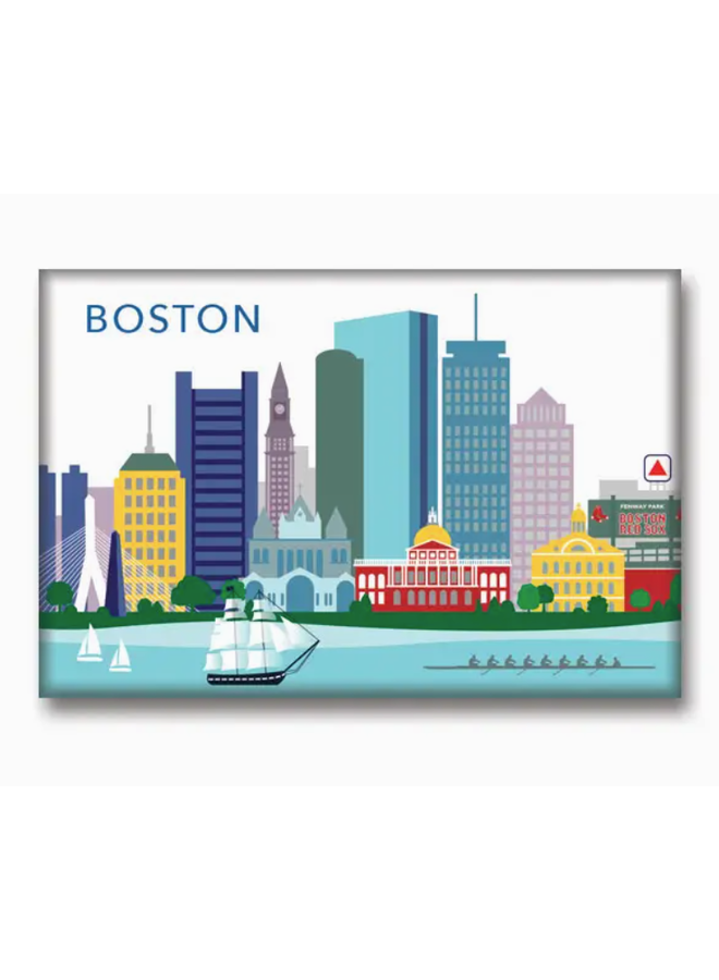 Boston Skyline Magnet