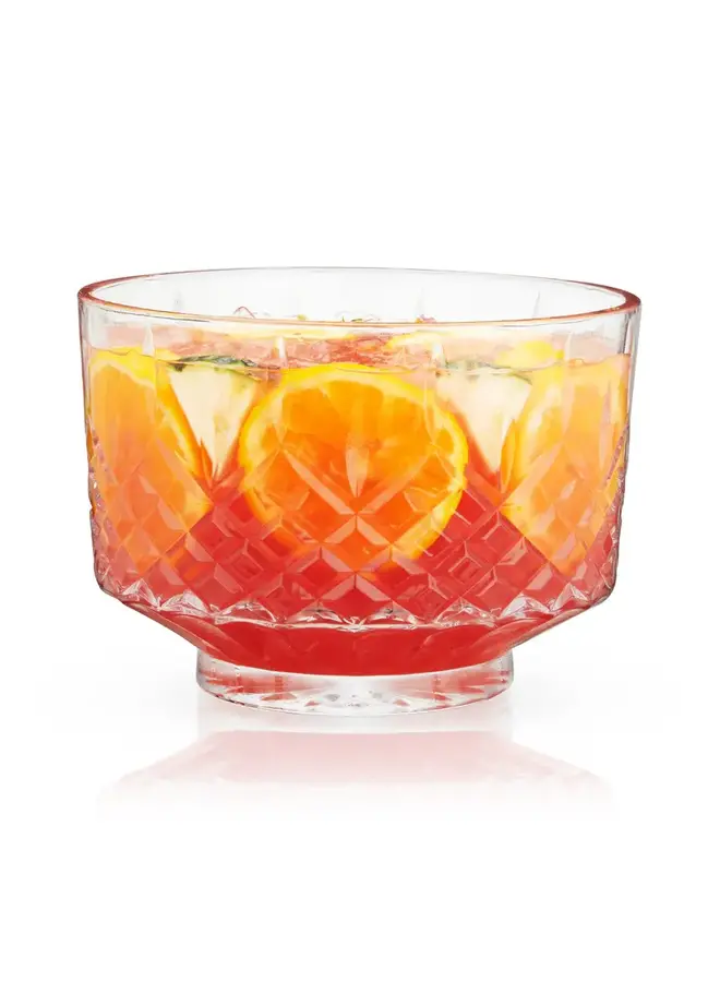Admiral Crystal Punch Bowl