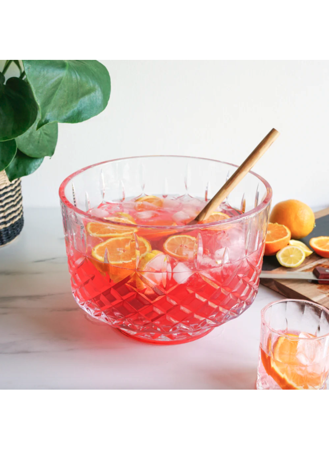 Admiral Crystal Punch Bowl