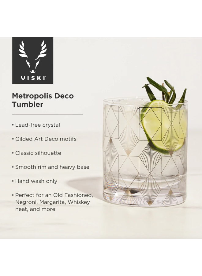 Deco Crystal Tumbler