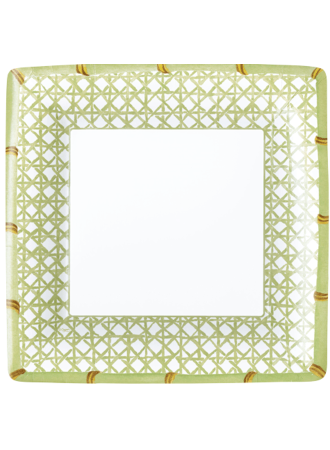 Trellis Square Dinner Plates - 8 Per Package