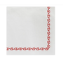 Papersoft Florentine Red Dinner Napkins (Pack of 50)