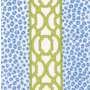 Knots and Spots Blue/green Cocktail Napkins - 20 Per Package