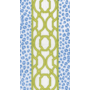 Knots and Spots Blue/green Guest Towels - 15 Per Package