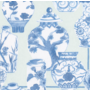 Glazed Porcelain Celadon Paper Linen Cocktail Napkins - 15 per package