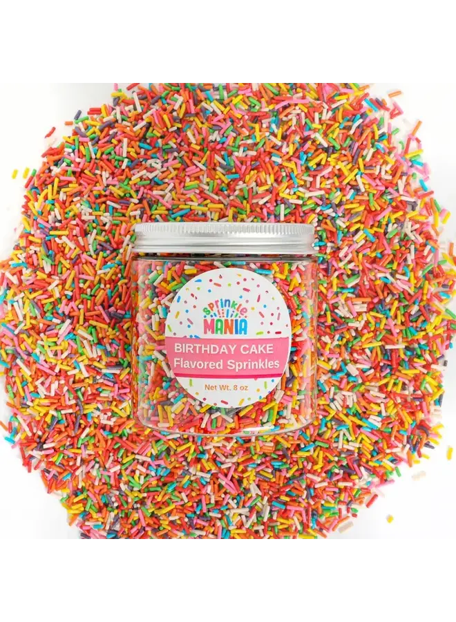 Birthday Cake Flavored Sprinkles 7 oz