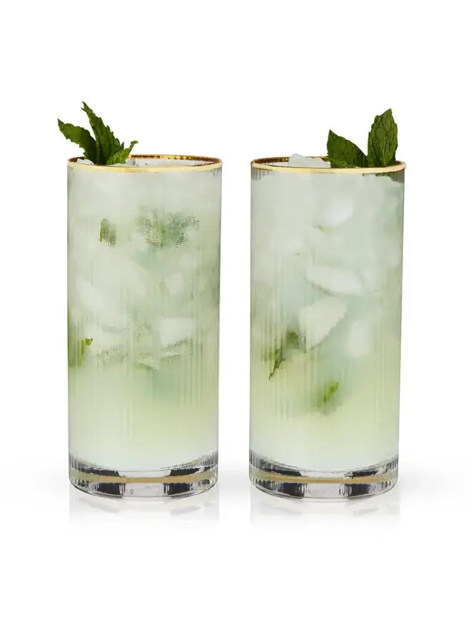 Meridian Crystal Highball Glass Set of 2