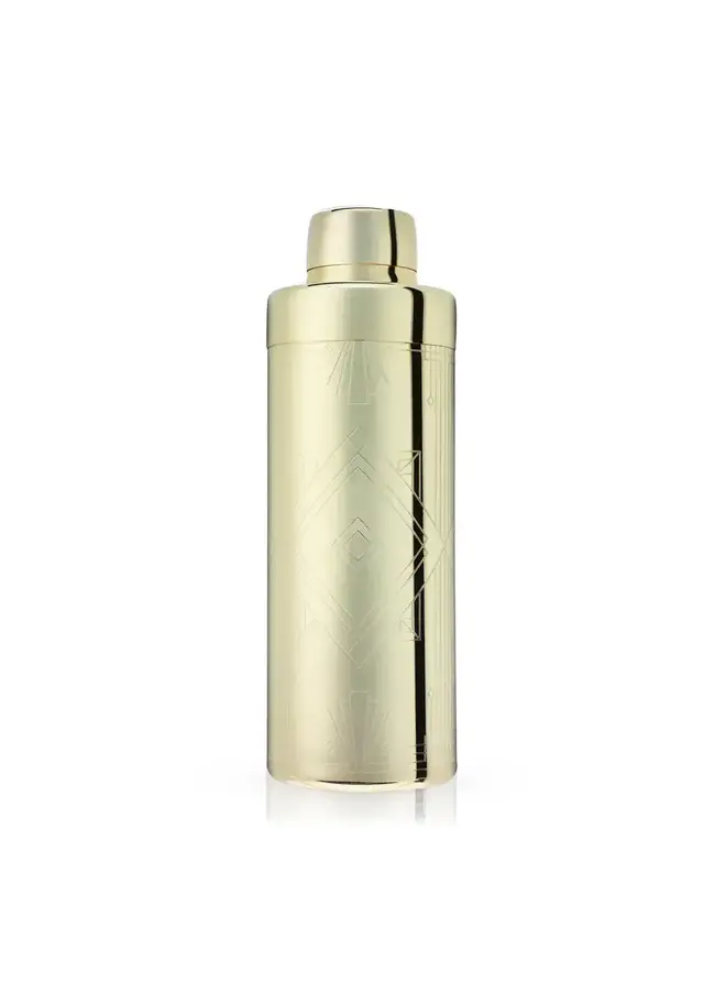 Art Deco Cocktail Shaker Gold
