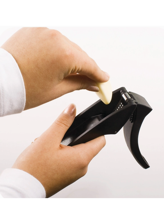 Jonas™ Click & Clean Garlic Press Black