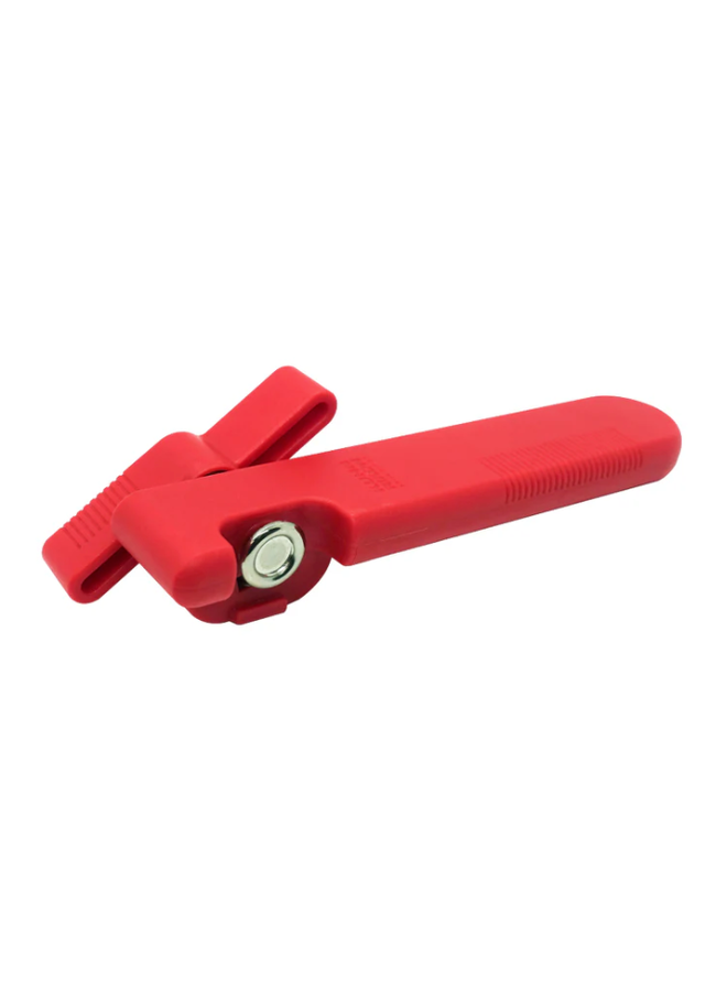 Compact Safety Can Opener Red