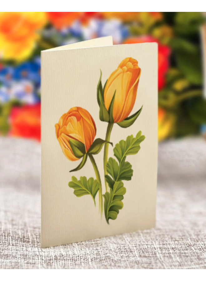 Grande Sorbet Roses Pop-Up Card Bouquet