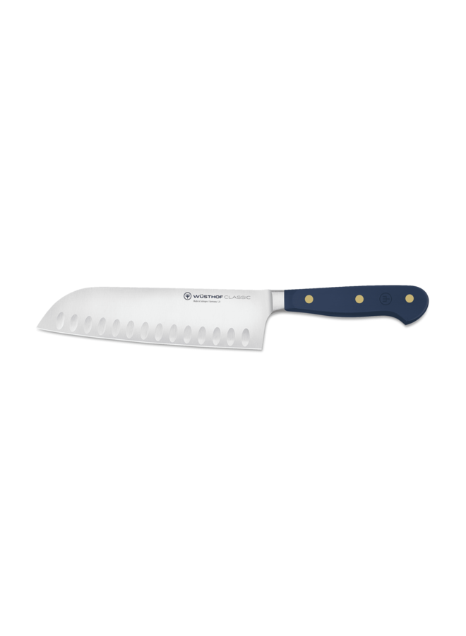 Classic Color 7" Santoku Hollow Edge Wild Blueberry
